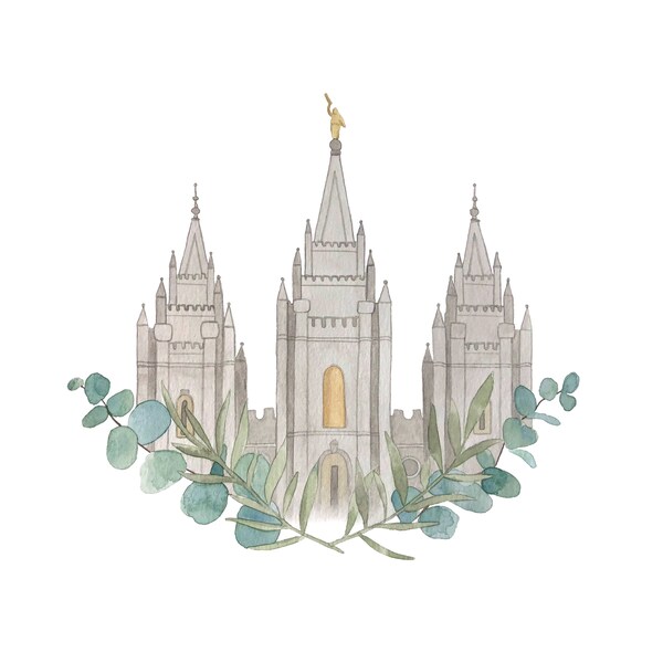 Salt Lake Temple - Etsy