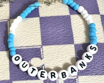 カスタムブレスレット｜シードビーズ＋ロブスタークラスプ｜サイズ＋文字＋色をお選びください