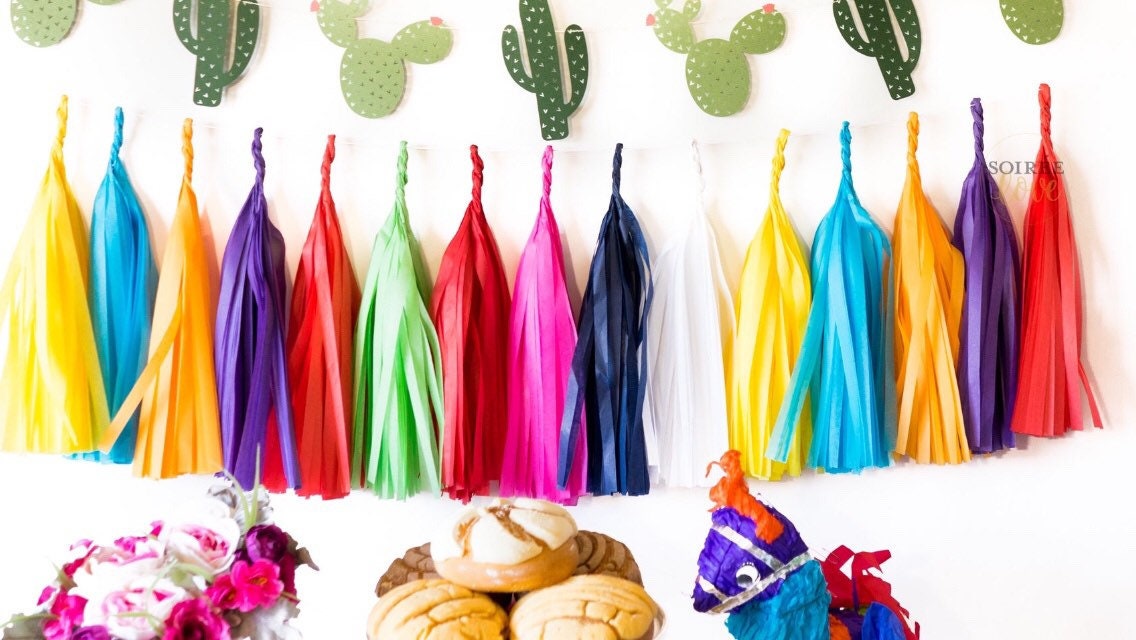 Cinco De Mayo Tassel Garland, Mexican Fiesta Tassel Garland Etsy