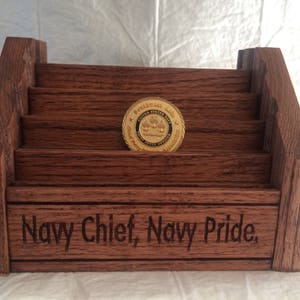 Navy Chief Challenge Coin Display
