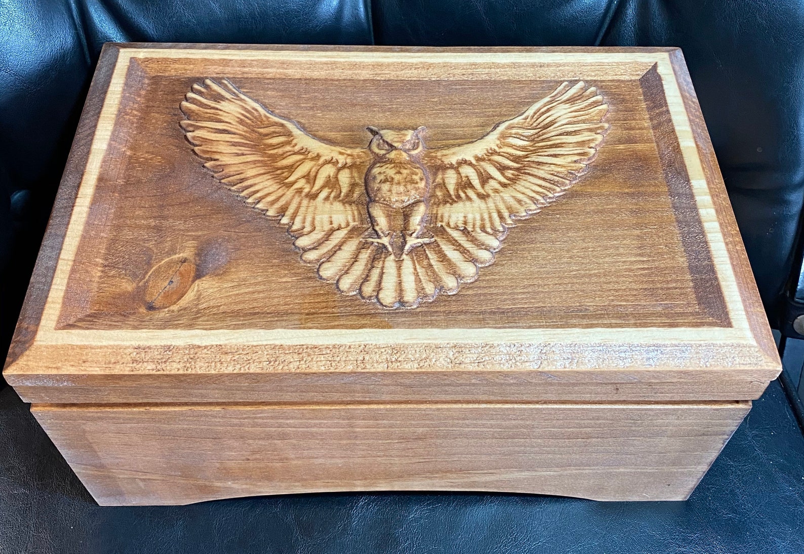 Owl Box Wooden Keepsake Jewelry Box Etsy