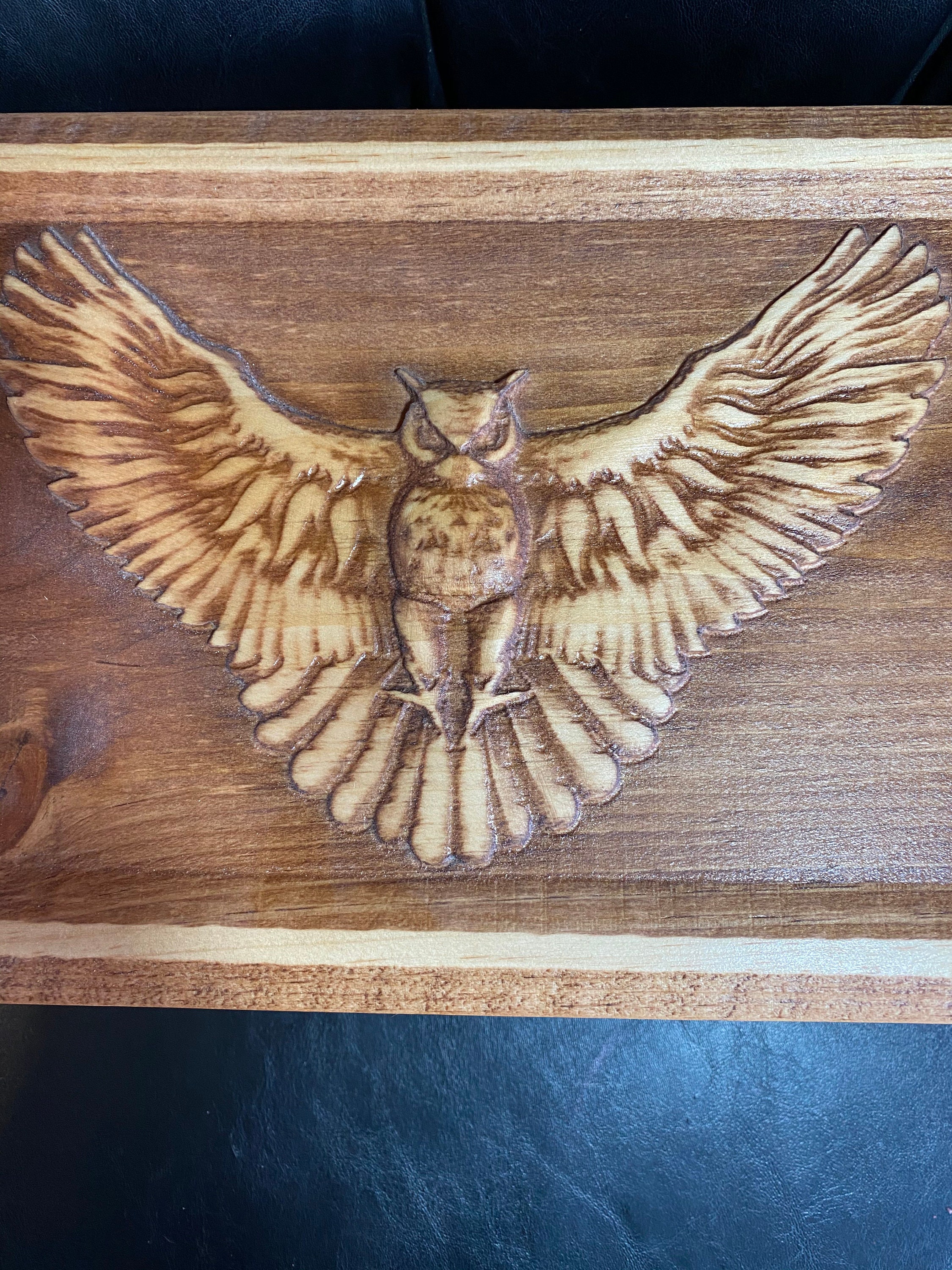 Owl Box Wooden Keepsake Jewelry Box Etsy