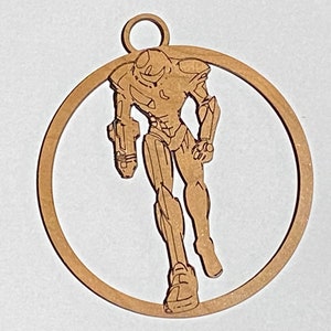 Samus Super Metroid Fan Art Ornament