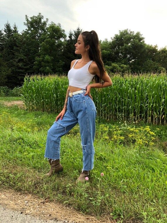 Vintage 1990s Wrangler Jeans Distressed 