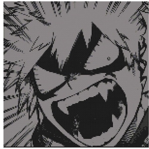 Bakugo digital pattern