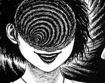 Junji ito cross stitch pattern