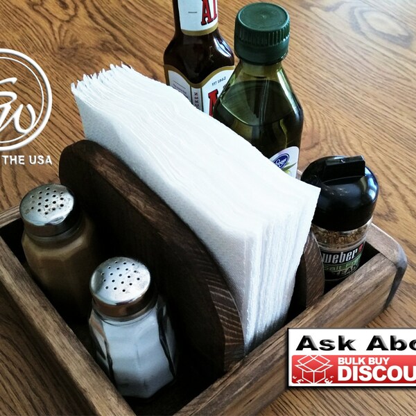 Rustic Napkin Holder Etsy
