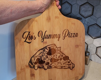 Pizza Peel, Pizza Board, Pizza Paddle, Pizza Cutting Board Personalized, Cutting Board, Personalized Cutting Board