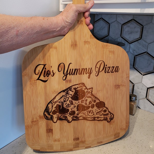 Pizza Peel, Pizza Board, Pizza Paddle, Pizza Cutting Board Personalized, Cutting Board, Personalized Cutting Board