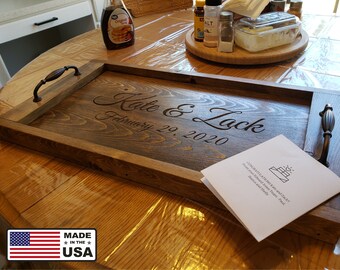 rustic bar tray