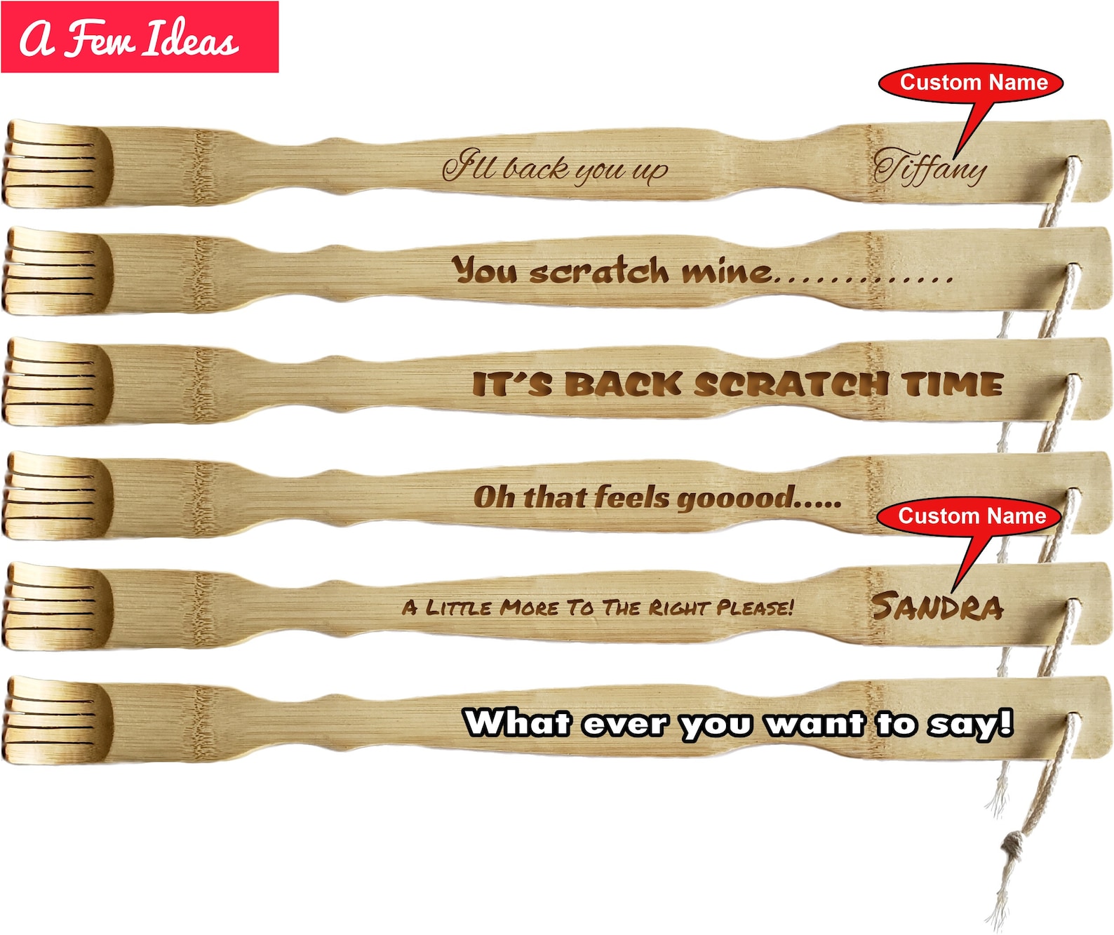 Back Scratcher Bamboo Back Scratchers Wedding Favors Etsy