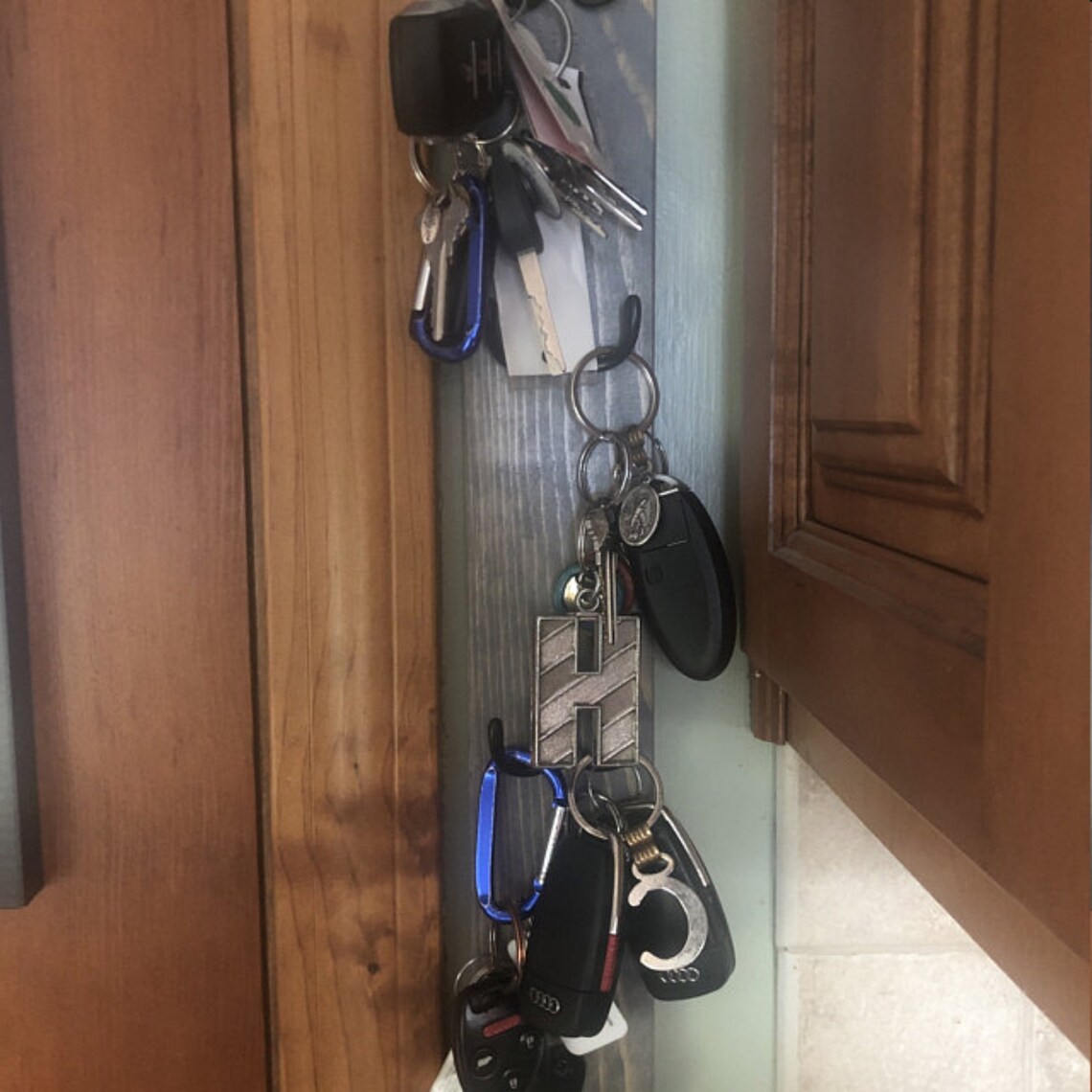 Vertical Key Rack Vertical Entry Key Rack Entryway Key Etsy