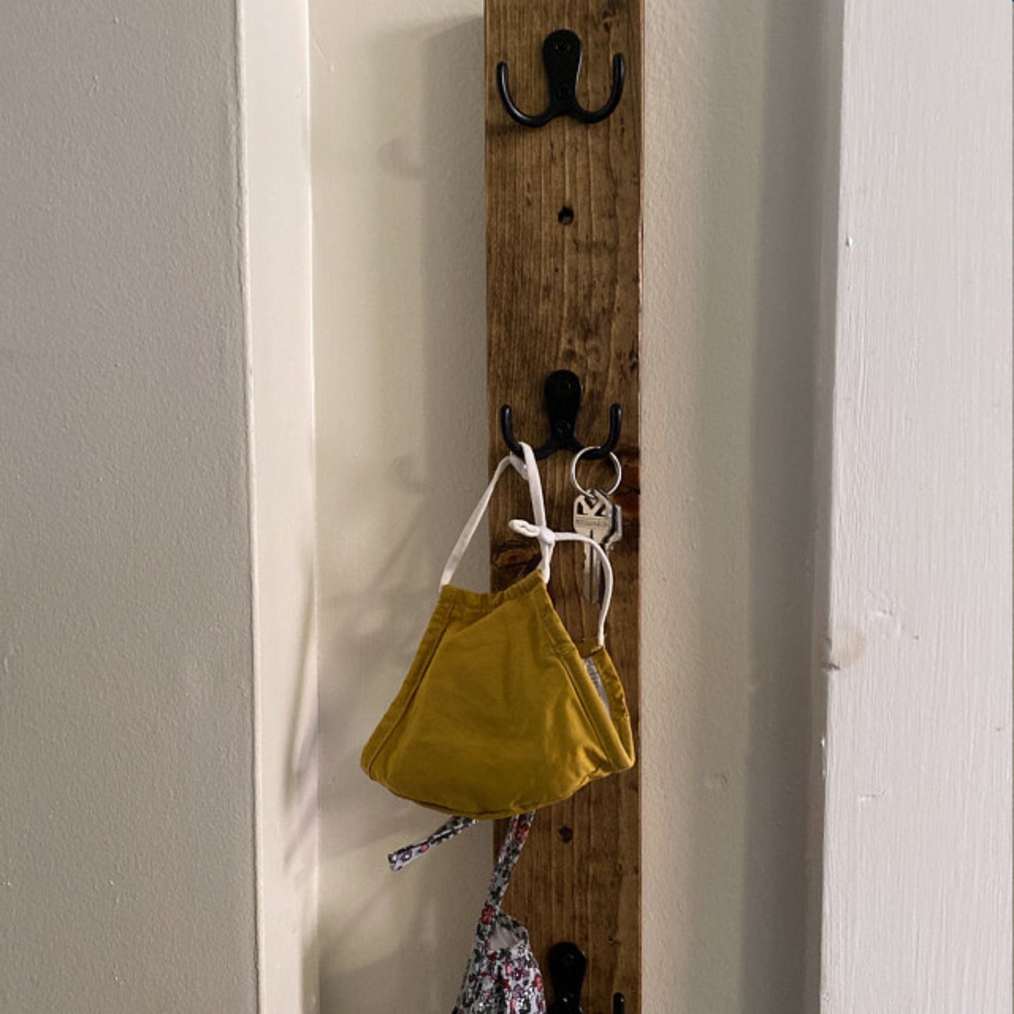 Vertical Key Rack Vertical Entry Key Rack Entryway Key Etsy