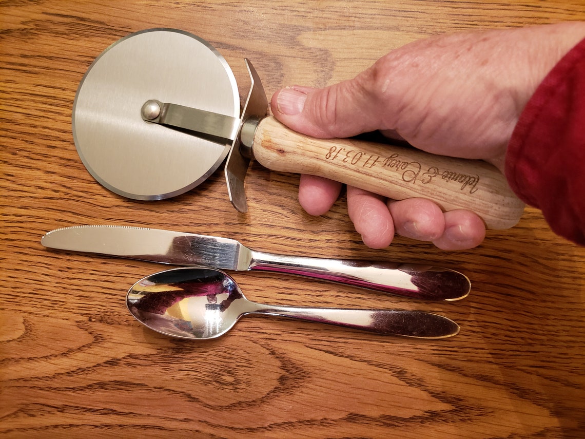 Pizza Cutter Wedding Favor Company Party Personalized Pizza Etsy