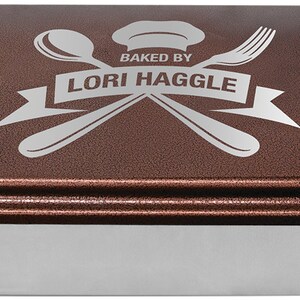 Personalized Cake Pan, Custom Engraved Baking Pan, Baking Pan With Lid ...