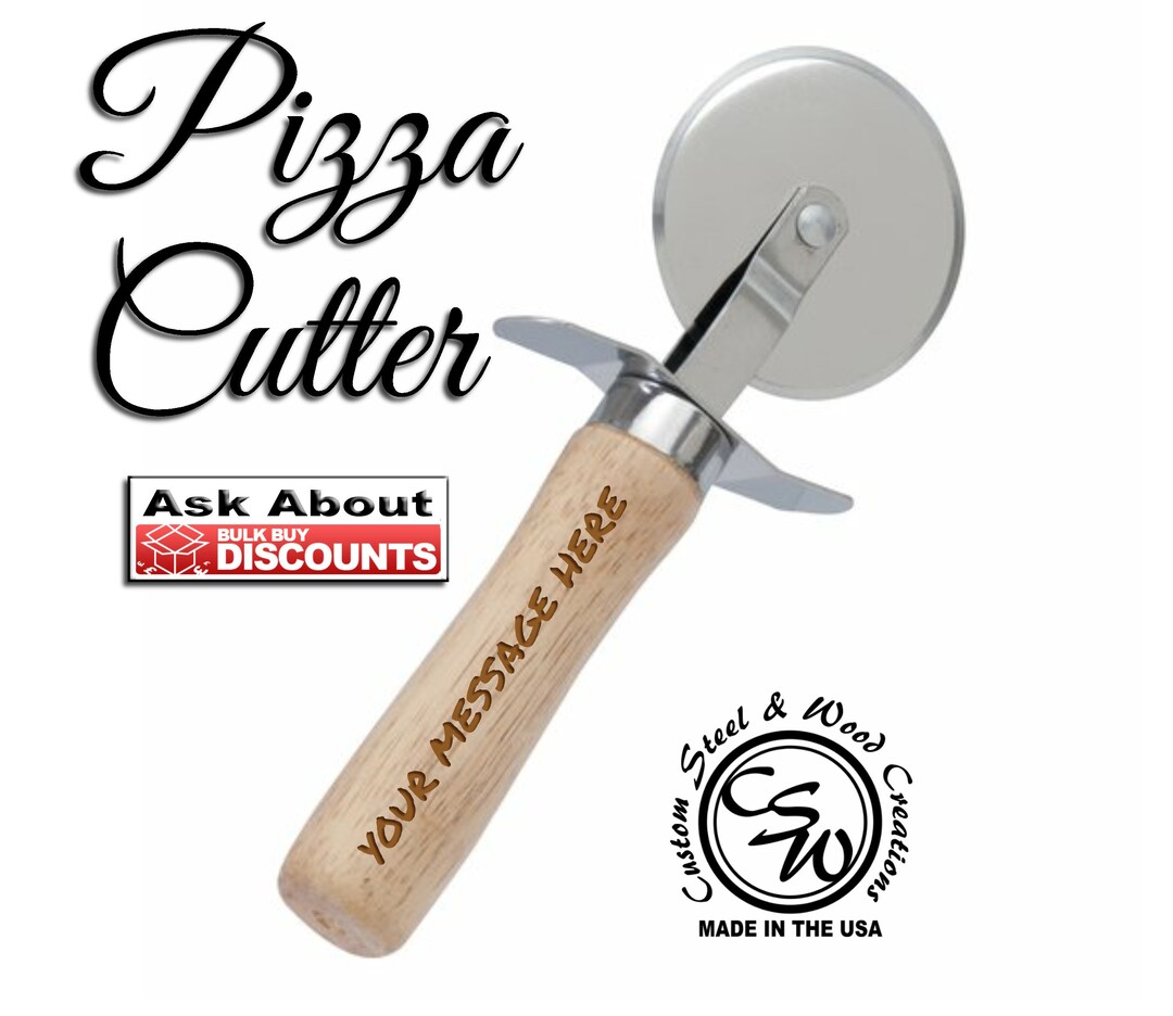 Wedding Favor Pizza Cutter, Company Party, Personalized Pizza Cutter ...