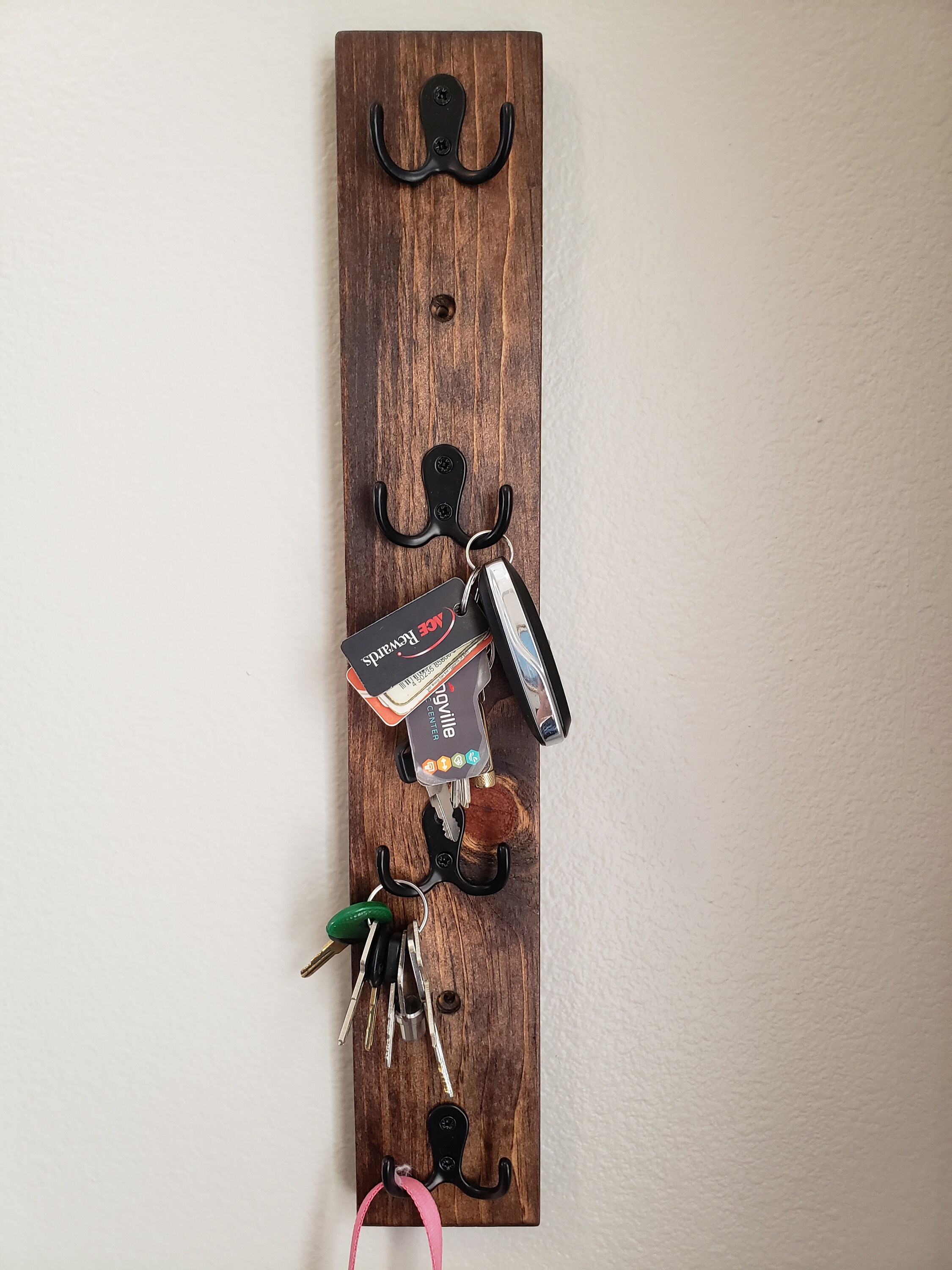 Vertical Key Rack Vertical Entry Key Rack Entryway Key Etsy