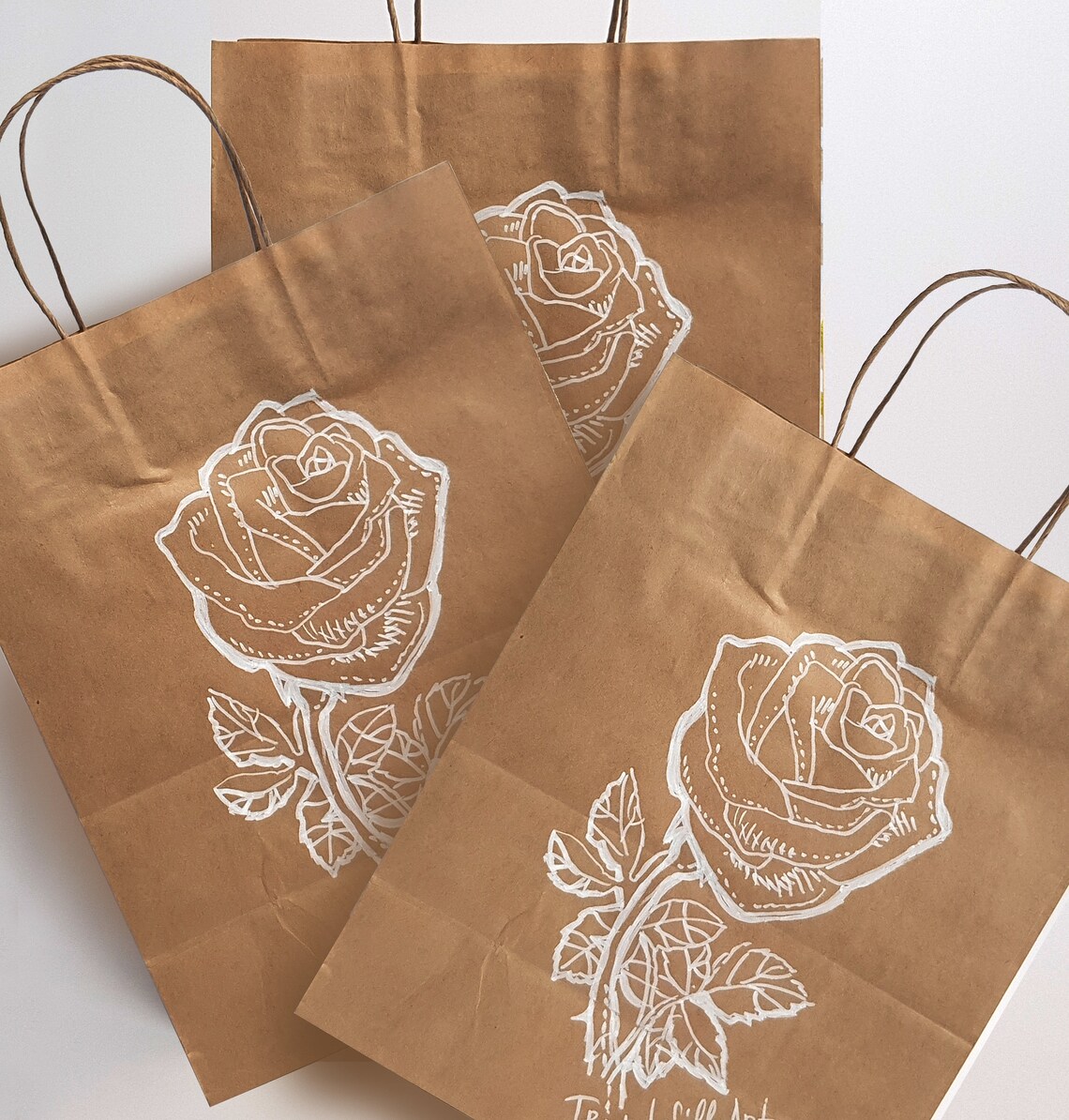 Wedding Gift BagNatural KraftHoliday Gift BagsHandlttered Etsy