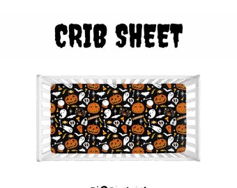 halloween crib sheet