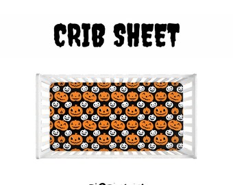pumpkin crib sheets