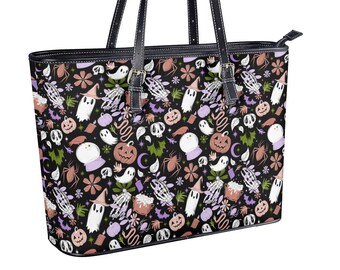 Spooky Forestcore Witchy Cottagecore Tote Bag Purse, Witchy Travel Tote, Dark Cottagecore Travel Bag Tote, Witchy Goth Shoulder Handbag