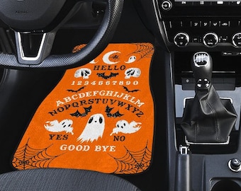 Spooky Gothic Spirit Board Car Floor Mats, Halloween Decor