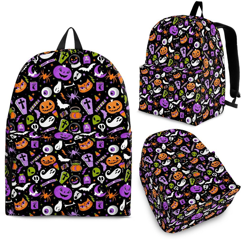 Spooky Backpack Halloween Backpack Halloween Themed Etsy