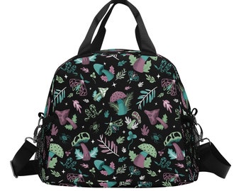 Forest Witch Mushroom Moth Snake Lunch Bag Witchcore Lunch Bag Witchy Cottagecore Lunch Bag Gothic Witch Lunch Bag Mushroomcore Lunch Bag
