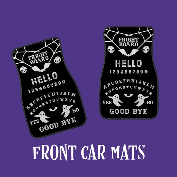 Halloween Car Floor Mats Halloween Car Mats Spooky Car Mats Etsy