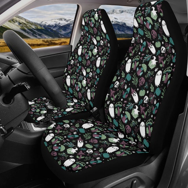Witchy Cottagecore Car Seat Covers, Mushroom Car Seat Covers, Spooky Car Seat Covers, Forest Witch Car Seat Covers, Witchy Car Seat Covers
