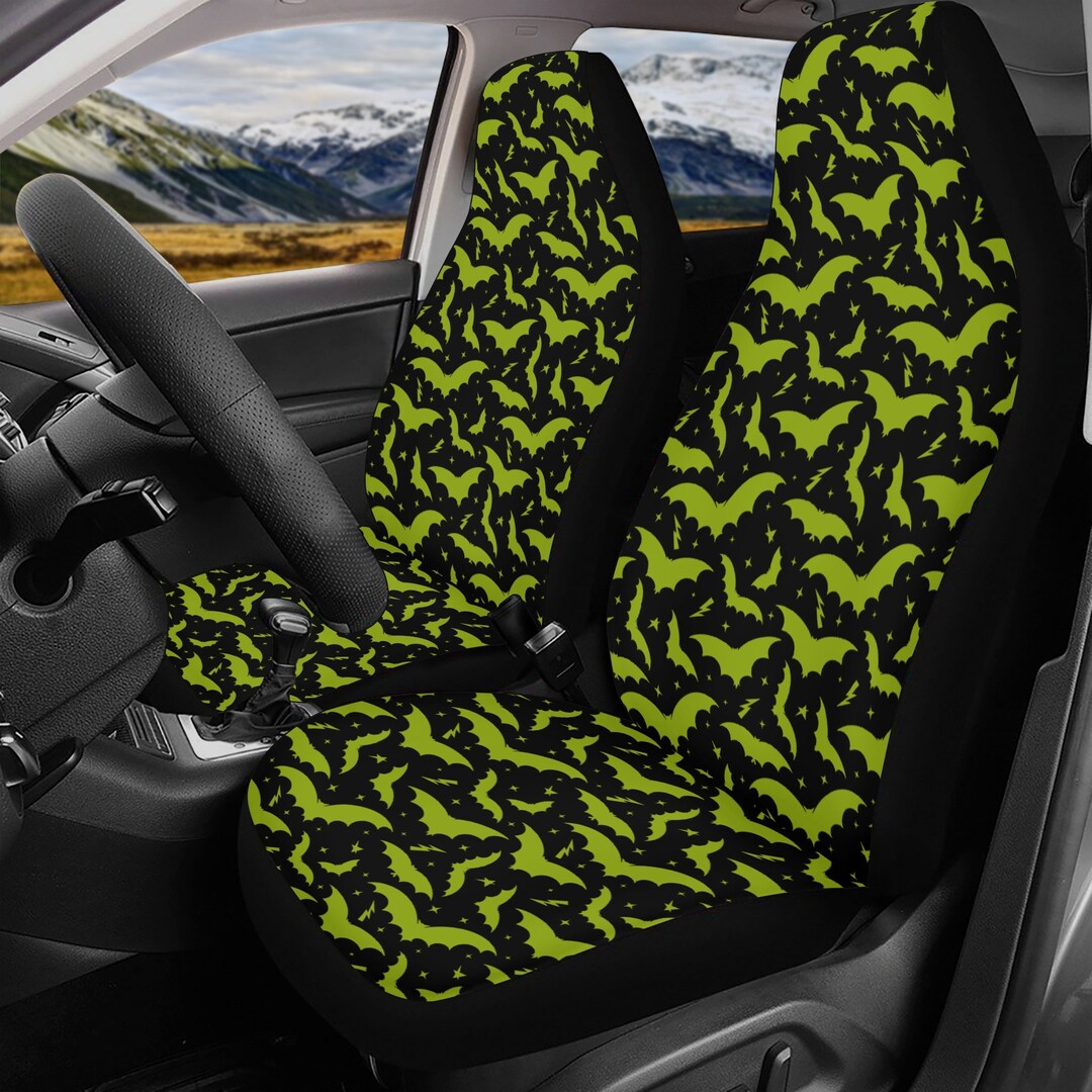 Black Gothic Witch Pet Car Seat Cover