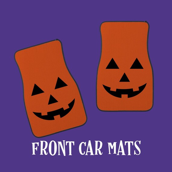 Halloween Car Floor Mats Halloween Car Mats Spooky Car Mats Etsy