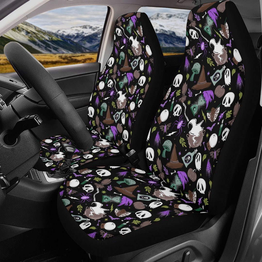 Witchy Cottagecore Car Seat Covers, Forestcore Alchemy Car Seat Covers