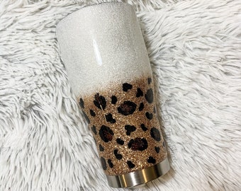 leopard print yeti tumbler