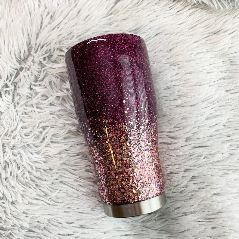 glitter tumbler yeti