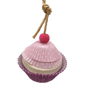 Parrot Foraging Toy, Paper Bird Toy, Cupcake Forager