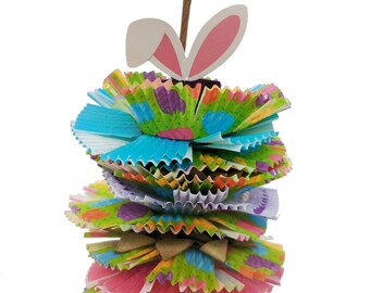 Flopsy - Easter Toy for Birds, Shredding Toy, Palm Toy, Easter Bird Toy, Parrot Toy, for cockatiels, conures, budgies, parakeets, etc