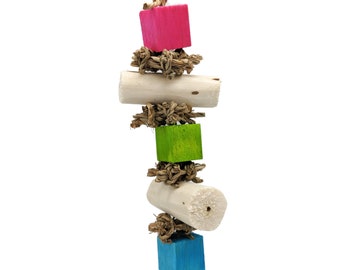 Sola & Balsa Bird Toy: Soft Parrot Shredder with Seagrass (Solafrass)