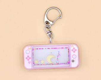 Gamer Girl Shaker Keychain