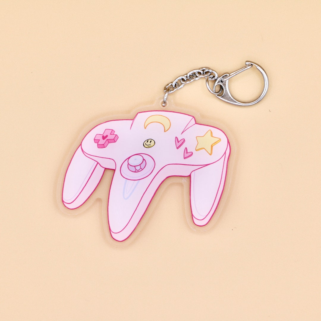 Gamer Girl Controller Keychain - Etsy