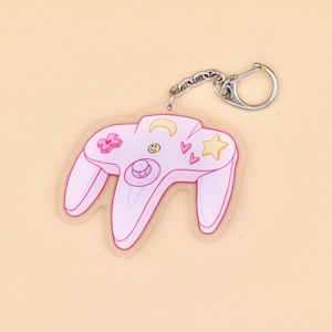 Gamer Girl Controller Keychain