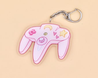 Gamer Girl Controller Schlüsselanhänger