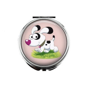 Dogs - Compact Mirror - Make Up Pocket Mirror