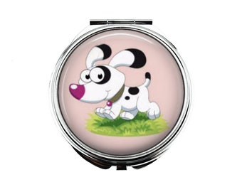 Dogs - Compact Mirror - Make Up Pocket Mirror
