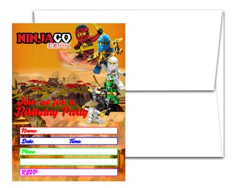 Ninjago Sticker Etsy France