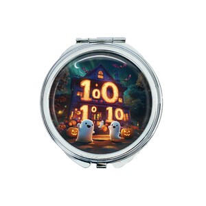 1 Halloween Design 7 - Compact Mirror - Make Up Pocket Mirror