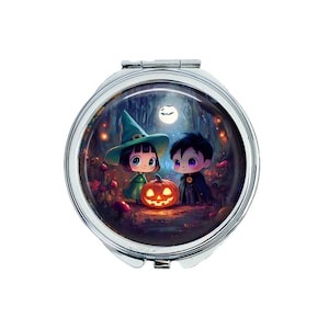 1 Halloween Design 20 - Compact Mirror - Make Up Pocket Mirror