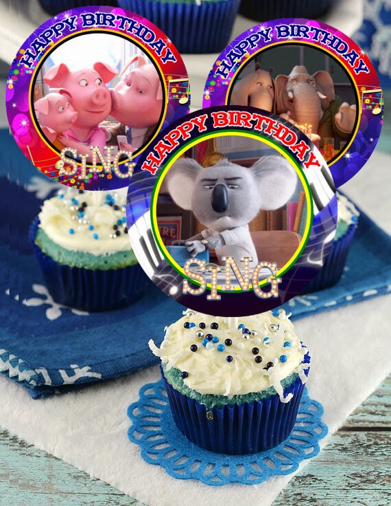 Cupcake Toppers #1 12 Teen Titans Inspired Birthday Party Picks