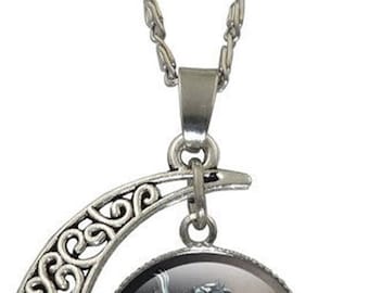 1 Animal Moon Crescent Necklace #1