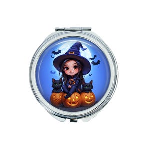 1 Halloween Design 1 - Compact Mirror - Make Up Pocket Mirror